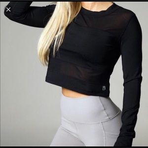 Buffbunny Mesh Crop Top SZ LG